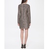 image:imageVince Camuto Womens Long Sleeve High Neck Sequin Shift Mini DressBronze