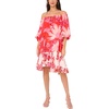 image:imageVince Camuto Womens OfftheShoulder Mini DressPoppy