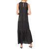 image:imageVince Camuto Womens Placement Print High Neck Drop Waist Tiered Maxi DressRich Black