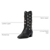 image:imageVince Camuto Womens PrilieBlack Leather