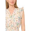 image:imageVince Camuto Womens Ruffled Sleeves VNeck Tiered Maxi DressAntique White