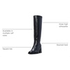 image:imageVince Camuto Womens Sangeti Narrow CalfBlack Pebbled Leather Narrow Calf