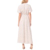 image:imageVince Camuto Womens Short Puff Sleeve Front Placket Maxi DressLake Breeze
