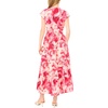 image:imageVince Camuto Womens Short Sleeve VNeck Multi Tie Maxi DressGolden Haze