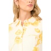 image:imageVince Camuto Womens Sleeveless Floral Collared Patch Pocket Button Up DressNew Ivory