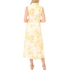 image:imageVince Camuto Womens Sleeveless Floral Collared Patch Pocket Button Up DressNew Ivory