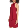 image:imageVince Camuto Womens Sleeveless Halter Tie Neck Shift Mini DressBordeaux