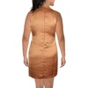 image:imageVince Camuto Womens Sleeveless Halter Tie Neck Shift Mini DressBronze