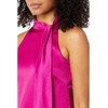 image:imageVince Camuto Womens Sleeveless Halter Tie Neck Shift Mini DressFuchsia