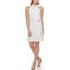 image:imageVince Camuto Womens Sleeveless Halter Tie Neck Shift Mini DressIvory