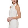 image:imageVince Camuto Womens Sleeveless Halter Tie Neck Shift Mini DressIvory