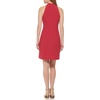 image:imageVince Camuto Womens Sleeveless Halter Tie Neck Shift Mini DressRaspberry