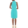 image:imageVince Camuto Womens Sleeveless Halter Tie Neck Shift Mini DressTurquoise