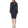 image:imageVince Camuto Womens Stretch Crepe Bodycon Dress with Chiffon Balloon SleevesNavy
