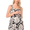 image:imageVince Camuto Womens Thick Strap Printed Maxi DressRich Black