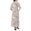 image:imageVince Camuto Womens Tie Belt Long Sleeve Maxi Shirt DressRich Black