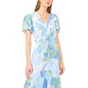 image:imageVince Camuto Womens Tie Waist Cap Sleeve Tiered Maxi DressMint