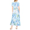 image:imageVince Camuto Womens Tie Waist Cap Sleeve Tiered Maxi DressMint