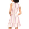 image:imageVince Camuto Womens V Neck Smocked Waist Mini DressTangerine
