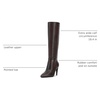 image:imageVince Camuto womens BrigitteDark Caramel Extra Wide Calf