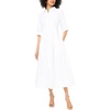 image:imageVince Camuto Button Up Shirt Dress with PleaseUltra White