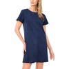 image:imageVince Camuto Panneled Shift Mini Dress with Exposed StitchingClassic Navy