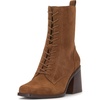image:imageVince Camuto Safina Lace Up Block Heel Combat BootieBurnt Sugar Suede