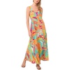 image:imageVince Camuto Womens Printed Four Tier Maxi DressTangerine