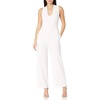 image:imageVince Camuto Womens Sleeveless Scoop Neck Crepe JumpsuitIvory