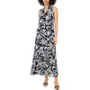 image:imageVince Camuto Womens Sleeveless VNeck Tiered Maxi DressRich Black