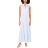 image:imageVince Camuto Womens Sleeveless VNeck Tiered Maxi DressSky