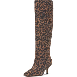 image:imageVince Camuto Tansie Slouchy Knee High BootLeopard Suede
