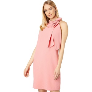 image:imageVince Camuto Womens Sleeveless Halter Tie Neck Shift Mini DressBlush