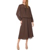 image:imageVince Camuto Circular Midi Pullon SkirtRich Chocolate