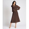 image:imageVince Camuto Circular Midi Pullon SkirtRich Chocolate