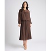 image:imageVince Camuto Circular Midi Pullon SkirtRich Chocolate
