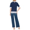 image:imageVince Camuto Short Sleeve Crew Neck TwoferClassic Navy