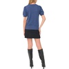image:imageVince Camuto Short Sleeve Puff Sleeve Crew NeckBlueberry Smoke