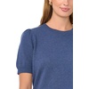 image:imageVince Camuto Short Sleeve Puff Sleeve Crew NeckBlueberry Smoke