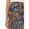 image:imageVince Camuto Womens Floral Asymmetrical Ruffle Midi SkirtClassic Navy