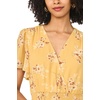 image:imageVince Camuto Womens Floral Short Sleeve Four Tier Layered Midi Dress with VNeckGolden