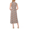 image:imageVince Camuto Womens Floral Sleeveless Knit Midi DressDenim Navy