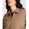 image:imageVince Camuto Womens Long Sleeve Collared Bubble Front Zip JacketFall Camel