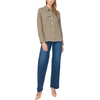 image:imageVince Camuto Womens Long Sleeve Collared Button Up Blouse with Flap PocketsEmerald Leaf