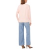 image:imageVince Camuto Womens Long Sleeve Extend Shoulder Center Facing Seam Cozy SweaterSweaterBlushing Bride
