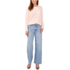 image:imageVince Camuto Womens Long Sleeve Extend Shoulder Center Facing Seam Cozy SweaterSweaterBlushing Bride