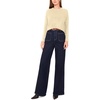 image:imageVince Camuto Womens Long Sleeve Extend Shoulder Center Facing Seam Cozy SweaterSweaterCream Yellow