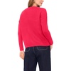 image:imageVince Camuto Womens Long Sleeve Extend Shoulder Center Facing Seam Cozy SweaterSweaterDeep Pink