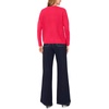 image:imageVince Camuto Womens Long Sleeve Extend Shoulder Center Facing Seam Cozy SweaterSweaterDeep Pink