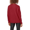 image:imageVince Camuto Womens Long Sleeve Extend Shoulder Center Facing Seam Cozy SweaterSweaterEarth Red